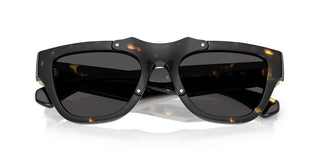 Burberry BE 4445U unisex Havana Squared Sunglasses