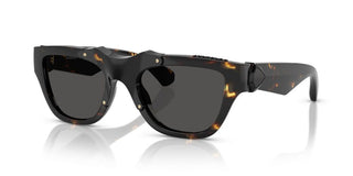 Burberry BE 4445U unisex Havana Squared Sunglasses