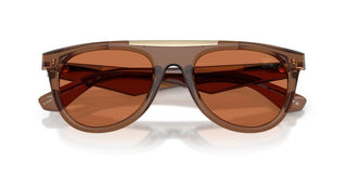 Burberry Be 4452u Men Brown Pilot Sunglasses