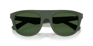 Burberry BE 4459U men Green Squared Sunglasses