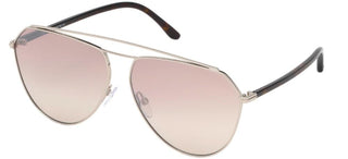 Tom Ford BINX FT 0681 unisex Silver Pilot Sunglasses