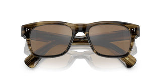 Oliver Peoples BIRELL SUN OV 5524SU unisex Green Geometric Sunglasses