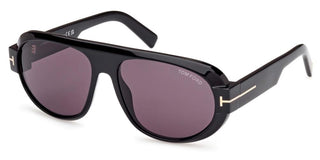 Tom Ford BLAKE-02 FT 1102 unisex Black Pilot Sunglasses