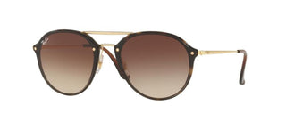 Ray-Ban BLAZE DOUBLE BRIDGE RB 4292N unisex Havana Pilot Sunglasses