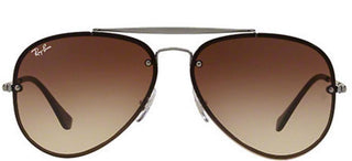Ray-Ban BLAZE LARGE AVIATOR RB 3584N unisex Ruthenium Pilot Sunglasses