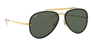 Ray-Ban BLAZE LARGE AVIATOR RB 3584N unisex Gold Pilot Sunglasses