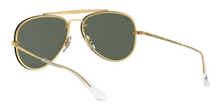 Ray-Ban BLAZE LARGE AVIATOR RB 3584N unisex Gold Pilot Sunglasses