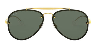 Ray-Ban BLAZE LARGE AVIATOR RB 3584N unisex Gold Pilot Sunglasses