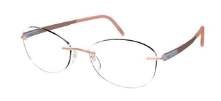 Silhouette BLEND 5555/BA unisex Pink Geometric Eyeglasses