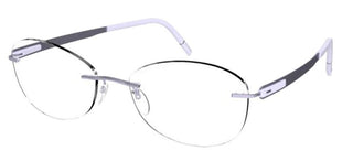 Silhouette BLEND 5555/BA unisex Violet Geometric Eyeglasses