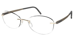 Silhouette BLEND 5555/BA unisex Gold Geometric Eyeglasses