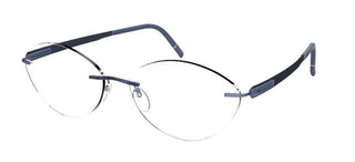 Silhouette BLEND 5555/CV women Blue Cat Eye Eyeglasses