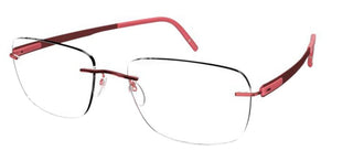 Silhouette BLEND 5555/KS unisex Red Geometric Eyeglasses