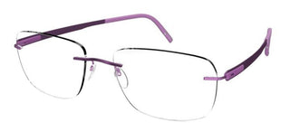 Silhouette BLEND 5555/KS unisex Violet Geometric Eyeglasses