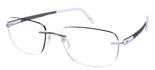 Silhouette BLEND 5555/KS unisex Violet Geometric Eyeglasses