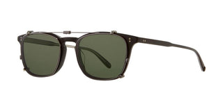 GARRETT LEIGHT BOON CLIP unisex Ruthenium Squared Eyeglasses