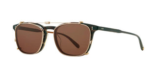 GARRETT LEIGHT BOON CLIP unisex Gold Squared Eyeglasses