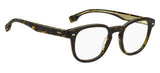Boss BOSS 1384 men Havana Geometric Eyeglasses