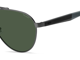 Boss BOSS 1485/S men Grey Pilot Sunglasses