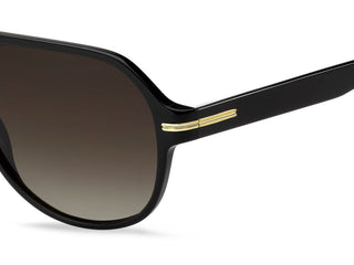 Boss BOSS 1507/S men Black Squared Sunglasses