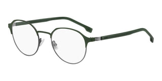 Boss BOSS 1638 men Ruthenium Round Eyeglasses