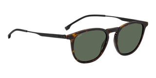 Boss BOSS 1639/S men Havana Round Sunglasses