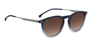 Boss Boss 1639/s Men Blue Round Sunglasses