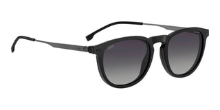 Boss BOSS 1640/CS WITH CLIP ON men Black Round Sunglasses