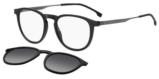 Boss BOSS 1640/CS WITH CLIP ON men Black Round Sunglasses