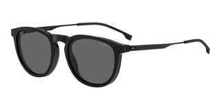Boss BOSS 1640/CS WITH CLIP ON men Black Round Sunglasses