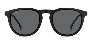 Boss BOSS 1640/CS WITH CLIP ON men Black Round Sunglasses