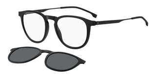 Boss BOSS 1640/CS WITH CLIP ON men Black Round Sunglasses