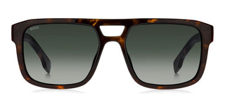 Boss BOSS 1648/S men Havana Squared Sunglasses