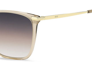 Boss BOSS 1661/S women Transparent Squared Sunglasses