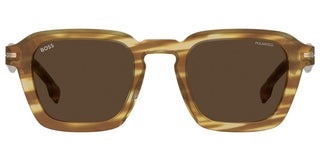 Boss BOSS 1686/V/S men Brown Squared Sunglasses