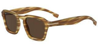 Boss BOSS 1686/V/S men Brown Squared Sunglasses