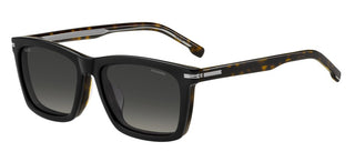 Boss BOSS 1726/G/CS WITH CLIP ON men Havana Squared Sunglasses