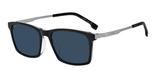 Boss BOSS 1836/G/S men Black Rectangle Sunglasses