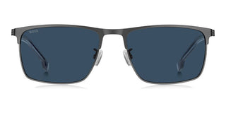 Boss BOSS 1837/G/S men Ruthenium Rectangle Sunglasses