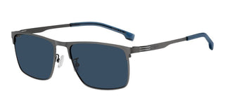 Boss BOSS 1837/G/S men Ruthenium Rectangle Sunglasses