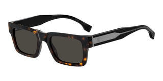 Boss BOSS 1855/S men Havana Squared Sunglasses