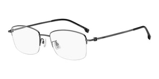 Boss BOSS 1877/F men Ruthenium Rectangle Eyeglasses