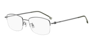 Boss BOSS 1877/F men Ruthenium Rectangle Eyeglasses