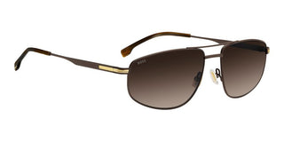 Boss 1887/S men Brown Pilot Sunglasses