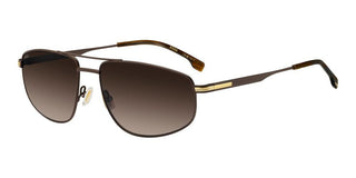 Boss 1887/S men Brown Pilot Sunglasses
