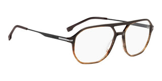 Boss 1890 men Brown Squared Eyeglasses