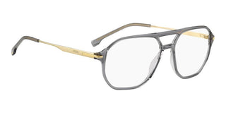 Boss 1890 men Grey Squared Eyeglasses