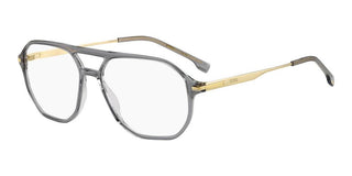 Boss 1890 men Grey Squared Eyeglasses
