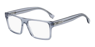 Boss 1897 men Blue Rectangle Eyeglasses