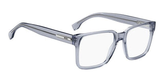 Boss 1898 men Blue Rectangle Eyeglasses